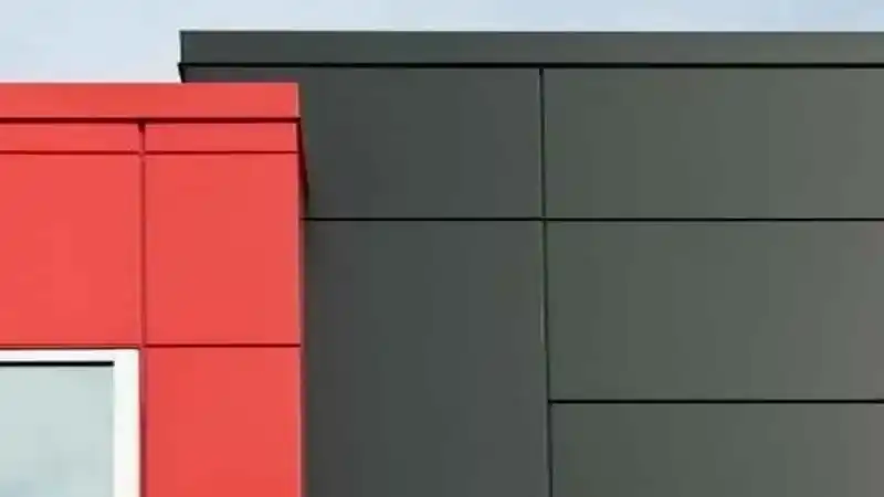 Kocaeli kurumsal bina gümüş antrasit renkli modern alüminyum kompozit cephe giydirme uygulamaları