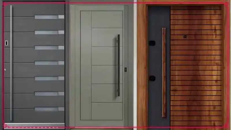 Kocaeli'de modern bir apartman dairesi için Kocaeli PEN tarafından montajı yapılmış, antrasit renkli, aynalı ve çelik rozetli lüks çelik kapı