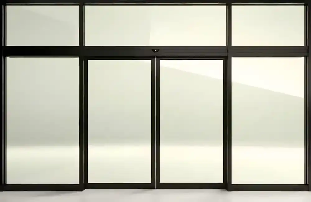 Kocaeli İzmit'te, Kocaeli PEN tarafından modern bir villaya uygulanmış, İzmit Alüminyum Pencere antrasit renkli, minimalist ve geniş görüş alanı sunan ısı yalıtımlı alüminyum pencere sistemleri.