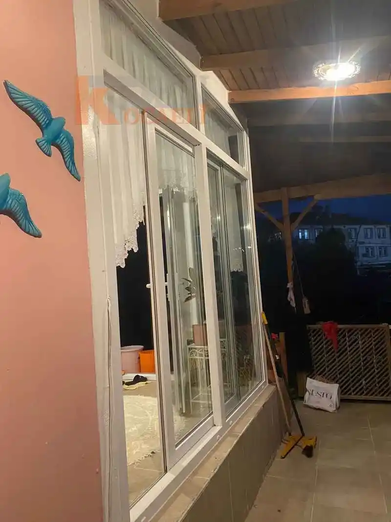 Balaban Sürgülü PVC Pencere iki kanatlı sürgülü pimapen veranda pencere montajı