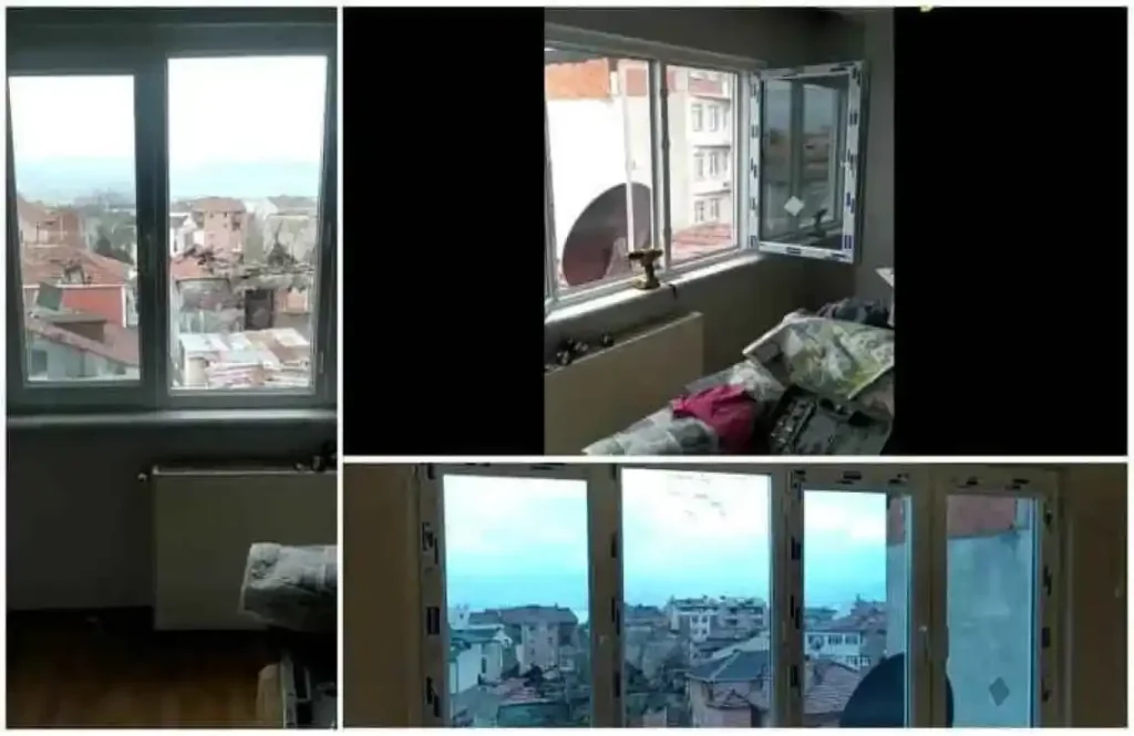Çukurbağ Mahallesi’nde Egepen PVC pencere ve cam balkon montajı. Çukurbağ PVC Pencere