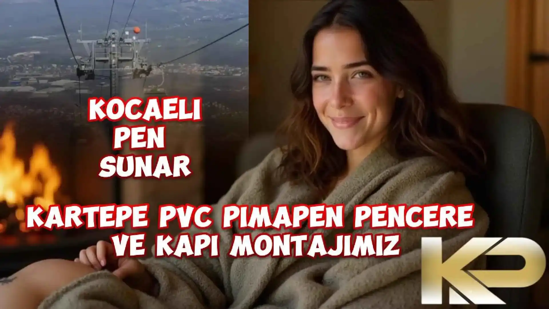 Kartepe’de yeni inşa edilen binada pimapen pencere ve kapı montajı yapılan yapı görünümü