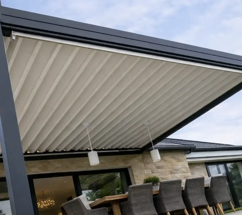 Bahçecik Pergola Tente Montajı