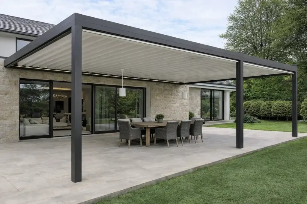 Bahçecik Pergola Tente Montajı
