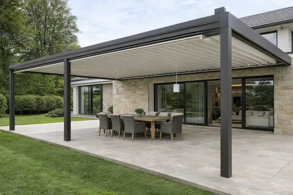 Bahçecik Pergola Tente Montajı