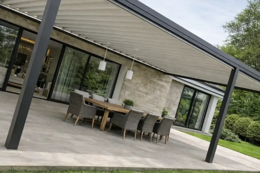 Bahçecik Pergola Tente Montajı