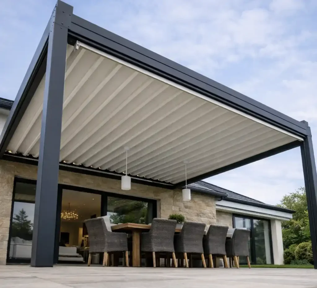 Bahçecik Pergola Tente Montajı